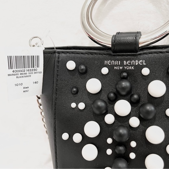 Henri Bendel Marquis Micro Dotted Tote NWT - Picture 3 of 7